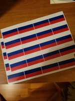 Набор стикеров, наклеек Riform"Флаг России" 32 стикера, 21х15см #2, Рустем Б.
