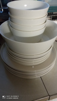 Набор посуды столовой Sola 13 предметов 4 персоны столовый сервиз обеденный фарфор Коралл #2, Анастасия В.
