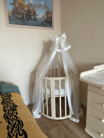 Балдахин на кроватку для новорожденного PERINA "Айвори" #7, Дарья М.