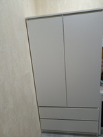Шкаф для одежды белый распашной шкаф с ящиками в детскую в спальню для вещей #22, Артем М.
