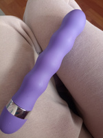 Вибратор для женщин, трехзонная стимуляция, водонепроницаемый, фиолетовый, 18,5 см #5, Елизавета К.