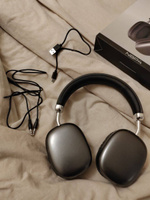 WALFORT Наушники беспроводные с микрофоном, 3.5 мм, USB Type-C, белый, бежевый #5, Юлия С.