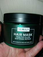 Маска для волос профессиональная Semily с кератином 300 мл #136, юлия и.