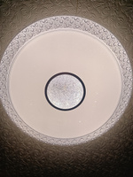 Люстра потолочная светодиодная, круглая, MyLight, белая, с пультом управления, для всех видов потолков, 101514-500 LED 96W, потолочный светильник #7, Алексей С.
