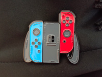 Значок металлический, пин на рюкзак, сумку - Геймпад Nintendo Switch Joy-Con красный/синий, джойстик Нинтендо #74, Михаил Ф.