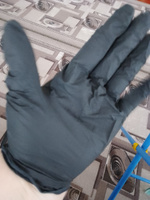 BENOVY Перчатки нитриловые одноразовые , 50 пар, черные, XL #3, Анна С.