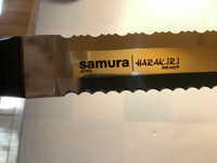 Нож для хлеба и замороженных продуктов Samura Harakiri, SHR-0057B #70, Елена Б.