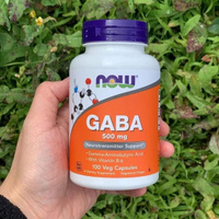 GABA / ГАБА , Now Foods, 500 мг, 100 капсул #18, Антон Г.