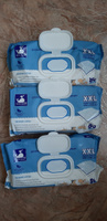 White Whale Влажные салфетки для ухода за лежачими больными и интимной гигиены,TRIO, с каланхоэ и Д-пантенолом, набор 3 уп. х 80 шт., в коробке. #3, АЛЕКСАНДР П.