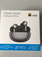 Беспроводные Bluetooth наушники HONOR Choice EARBUDS X5 Pro ( BTV-ME10) Grey / TWS стереогарнитура / серый #17, Валентина А.