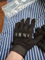 Перчатки тактические мужские черные с пальцами. Размер L #5, Игорь Д.