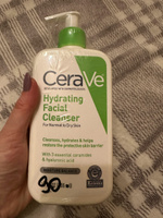 Крем гель очищающий для нормальной и сухой кожи лица CeraVe Hydrating Facial Cleanser, 355мл #8, Полина М.