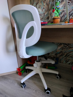Растущее компьютерное детское кресло Ergokids Soft Air Y-240L зеленое #1, Анастасия Л.