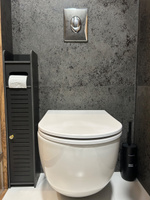 Hoz-Empire Шкаф-пенал для ванной, шкаф напольный пвх, 15х15х78 см, Универсальный #4, Ирина С.