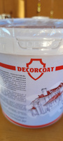 DECORCOAT Краска Быстросохнущая, Акриловая, Силиконовая, Матовое покрытие, 1.2 кг, коричнево-красный #29, Светлана М.