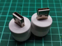 Комплект компактных светодиодных USB светильников для ноутбука GSMIN B40 теплый и холодный свет, 3-5В (Белый) #6, Владимир