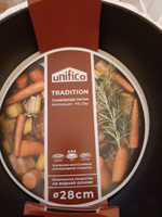 Сковорода литая глубокая с антипригарным покрытием Unifico 28 см #8, Елена С.
