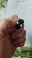 Кольцо черное , ширина 8 мм, размер 20 #15, Елена Ф.