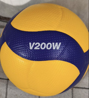 Волейбольный мяч Mikasa V200W; насос с иглой в комплекте; Мяч волейбольный Микаса размер 5 #1, Ольга А.