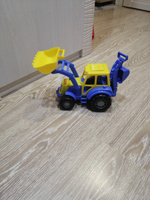 Синий трактор с ковшом машинка строительная детская #11, Антонина Л.