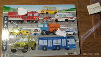 Пазлы для детей, Puzzle Time "Транспорт", 42 элемента, головоломка, пазлы для детей 3 лет #49, Ольга Р.