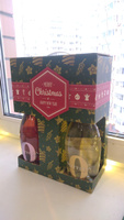 Подарочный набор Рождественский вечер, 2 Безалкогольных вина Bottega, Шоколад Ameri и Reber и конфеты Joyco #72, Анастасия К.