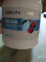 GEON Аминокислоты BCAA 2:1:1 QUATTRO AMINO(+бета аланин) БЦАА, Вишня, 350 г. (58 порций) #27, Сергей Г.