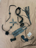 БДСМ набор из 10 предметов с маской и наручниками, кляпом и плеткой/ Игрушки для секса 18+ #2, Юрий В.