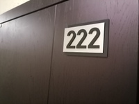 Цифры на дверь, табличка с номером 222 #32, Илья Ж.
