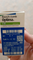 Контактные линзы Bausch & Lomb Optima FW -2.5 / 14 / 8.7., 4 шт., КВАРТАЛЬНЫЕ. #11, Людмила Б.