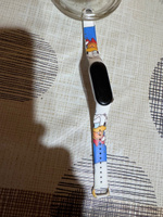 Ремешок для Xiaomi Mi Band 5 / 6 / 7 / D White #3, Дамир С.