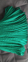 Шнур полипропиленовый с сердечником (вязаный), цвет: зелёный #25, Наталия М.