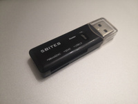 Карт-ридер USB2.0, SD, microSD, TF, SDHC, SDXC, черный, 5bites RE2-100BK #52, Антон Б.