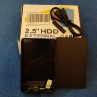 Внешний корпус для жёсткого диска USB 2.0 для SSD/HDD 2.5" толщиной 7-9.5мм #5, Greg L.