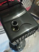 Вентилятор напольный STINGRAY ST-FN4101A с сеткой и таймером d 40 см, 50Вт, черный/красный #81, Елена М.