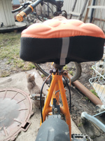 Чехол на седло велосипеда / Чехол на велосипедное седло, оранжевый #60, Юлия Н.