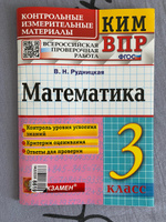 Рудницкая ВПР Математика 3 класс #1, Екатерина Б.