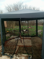 Шатер, GA-103 шатер садовый, тент с москитной сеткой, стальной каркас с порошковым покрытием, от солнца, для дачи, для отдыха на природе, АМИ МЕБЕЛЬ #1, Наталья Ч.