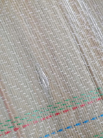 Пляжный травяной коврик с фольгой, двусторонний, соломенный коврик для пикника, складной, 90 x 170 см #4, Марина В.