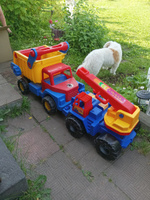 Машинка Большая Кран спецтехника 52 см, Нордпласт, игрушки для мальчиков #72, Ирина Ж.