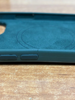 Силиконовый чехол MagSafe для iPhone 15, Silicone Case with MagSafe / зелёный (Cypress) #12, Ефим С.
