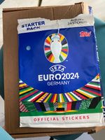 Наклейки Euro 2024, Стартовый Набор (Альбом + 24 наклейки), Topps (не Panini) #1, Марине К.