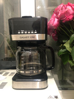 Кофеварка электрическая Galaxy LINE GL 0711 ( 1100 Вт, 1.8 л, 220 В ) / черный / для приготовления кофе #3, Надежда Л.