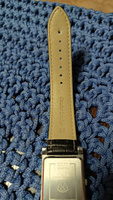 Ремешок для часов NAGATA кожаный 22 мм, черный, под рептилию #86, Олексенко Александр
