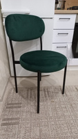 стул мягкий для кухни Vortex зеленый металл 1 шт #4, Юлия П.