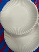Одноразовые бумажные тарелки, белые, диаметр 210 мм, 100 шт. #5, Никита Т.
