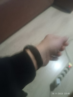 Металлический сменный ремешок на руку для умного смарт браслета Xiaomi Mi Band 8 / Ремешок миланская петля для Сяоми Ми Бэнд 8 / Черный #35, Сергей Б.