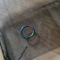 Кольцо кликер PINME для пирсинга, толщина 1,2 мм диаметр 9 мм #6, Анастасия З.
