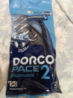 Dorco Станок для бритья одноразовый Pace 2 Disposable с 2 лезвиями муж., 5 шт. #2, Екатерина к.