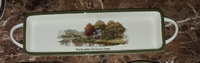 Блюдо сервировочное прямоугольное с ручками Lefard "Family House" 42*12*3.5 см, фарфоровое #1, Эммилия С.